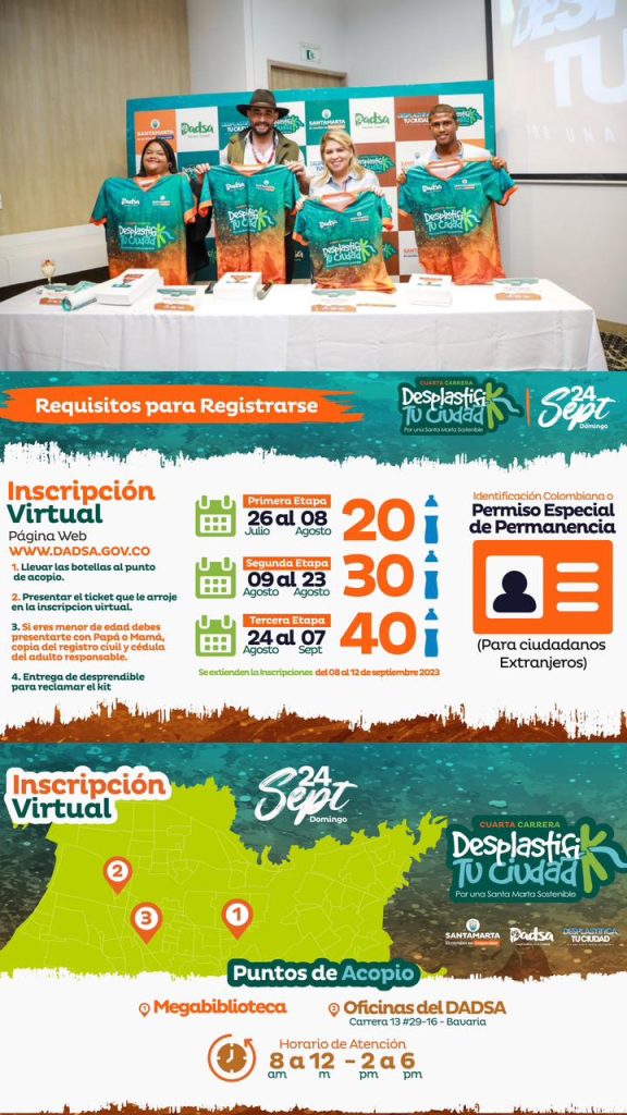 INSCRIPCIONES CARRERA DESPLASTIFIK TU CIUDAD